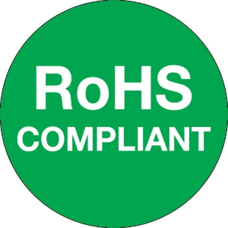 Tape Logic® RoHS Compliant Labels, DL1299, 1", Green, Roll Of 500