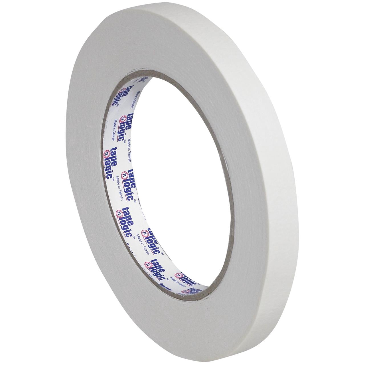 Tape Logic® 2400 Masking Tape, 3" Core, 0.5" x 180', Natural, Pack Of 72
