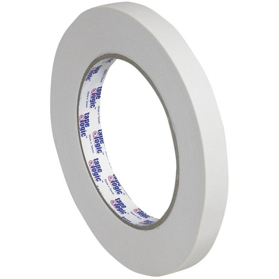 Tape Logic Masking Tape,1/2x60 yd.,Natural,PK72 T9332400