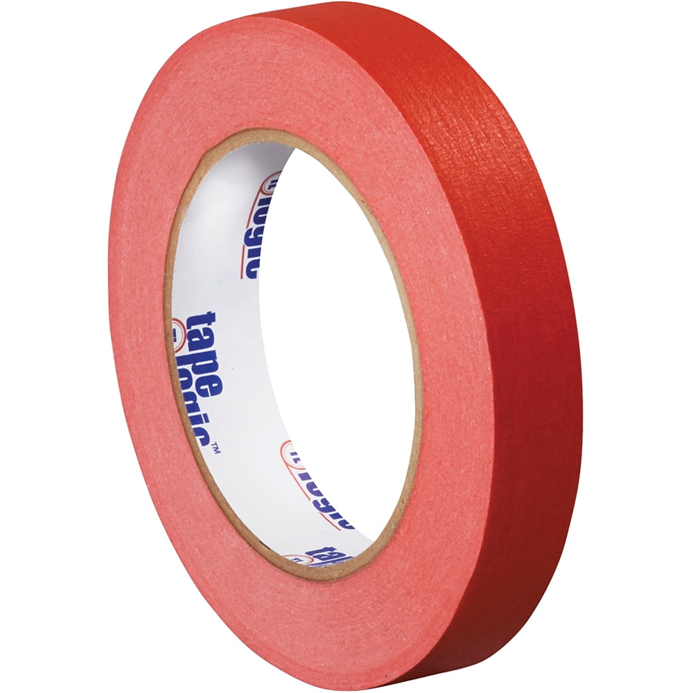 Tape Logic Masking Tape,3/4x60 yd.,Red,PK48 T934003R
