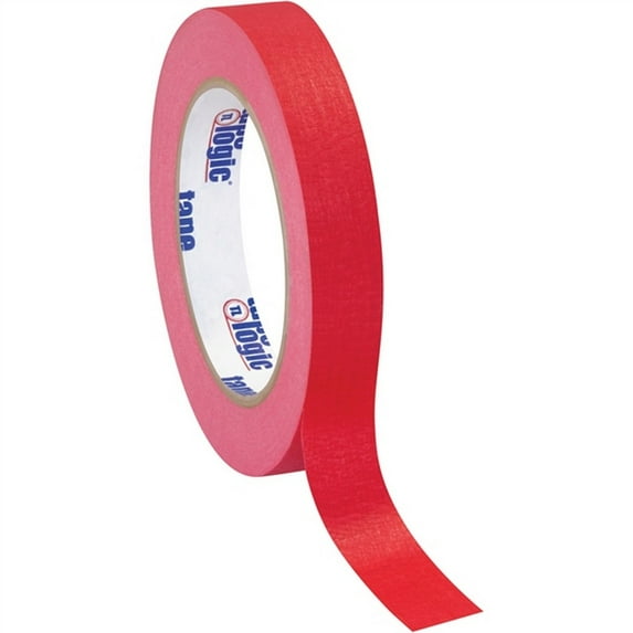Tape Logic Masking Tape Red 3/4" x 60 Yard Roll (48 Roll/Case)