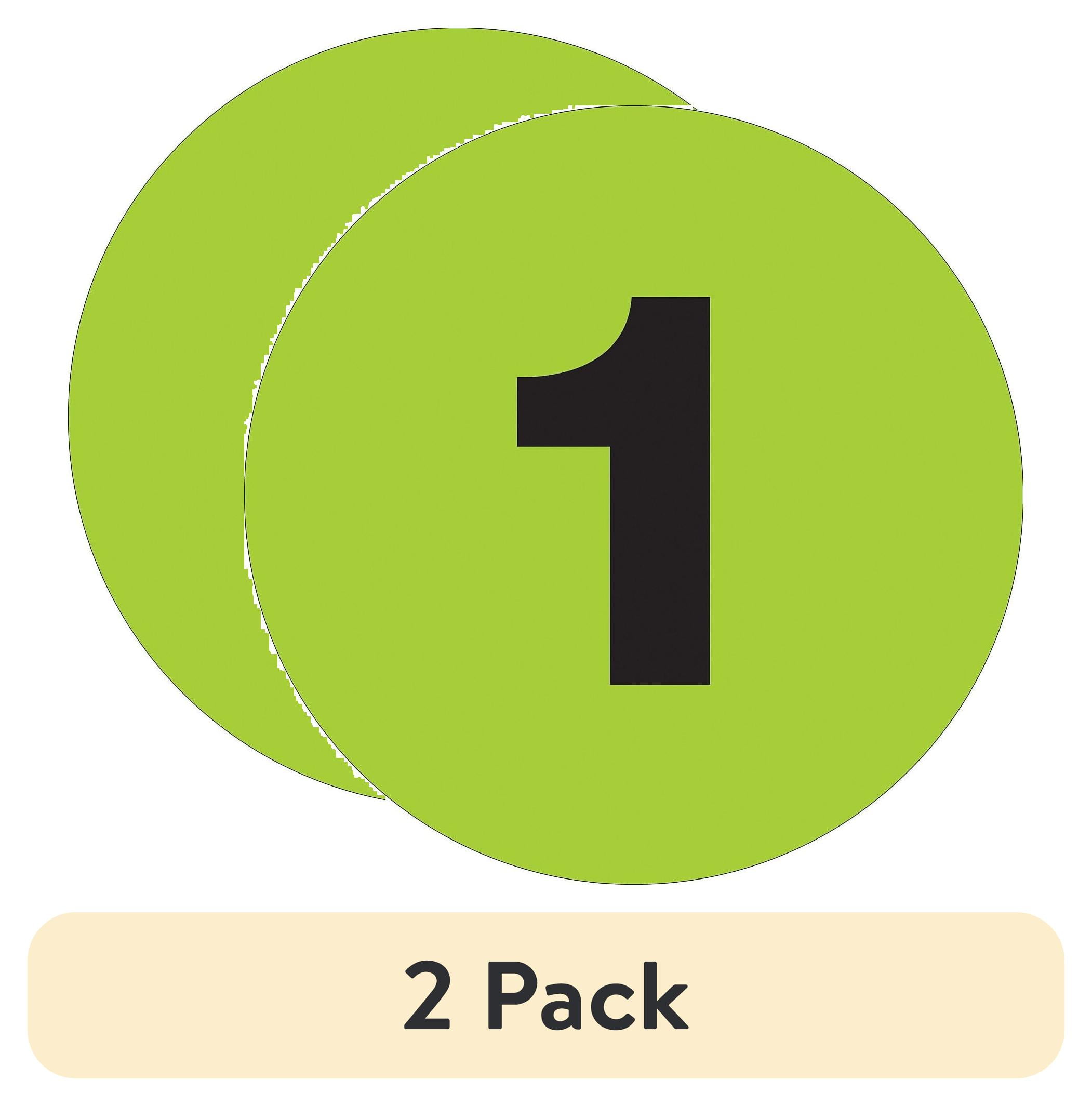 (2 pack) Tape Logic Number Labels 