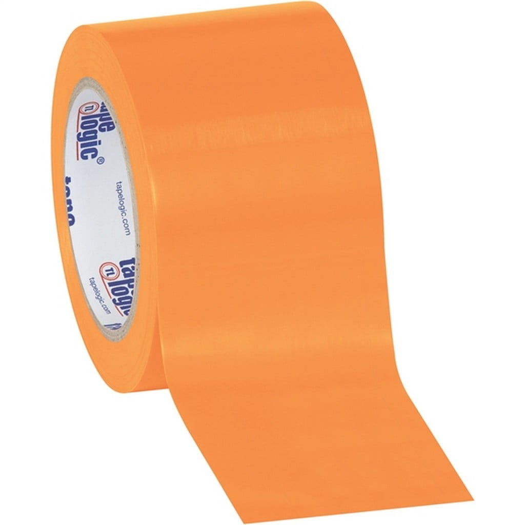 Tape Logic Orange Solid Vinyl Safety Tape 3" x 36 Yard Roll (16 Roll/Case)