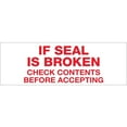 thumbnail image 1 of Tape Logic® If Seal Is Broken Preprinted Carton Sealing Tape, 3" Core, 3" x 110 Yd., Red/White, Case Of 6, 1 of 4