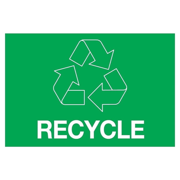 Tape Logic Rectangle Labels "Recycle" 2" x 3" Green 500/Roll DL1312