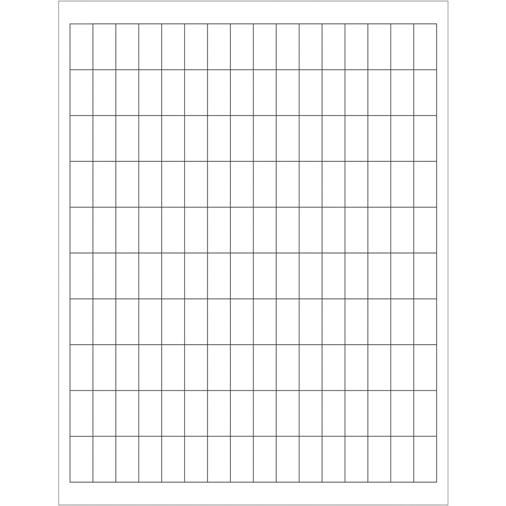 Tape Logic Rectangular Laser Labels 1/2