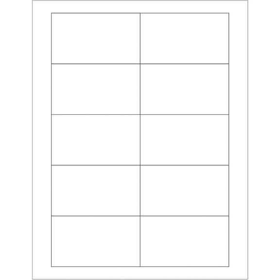 Tape Logic Rectangular Laser Label,3-1/2"x2",PK1000 LL118