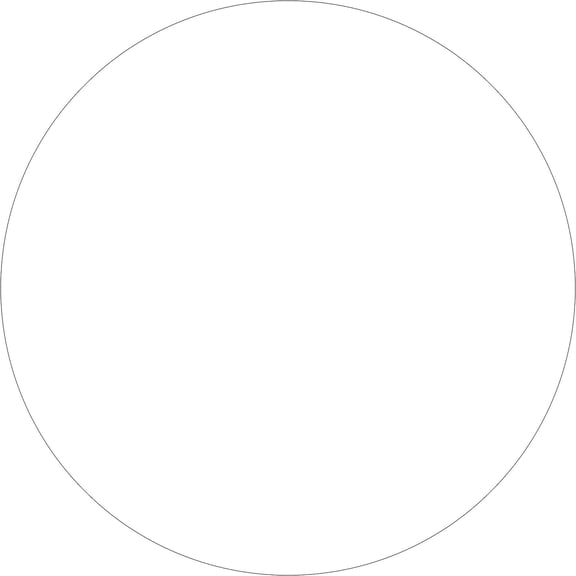 Tape Logic® Removable Inventory Labels, DL1390WH, Round, 2", White, Roll Of 500