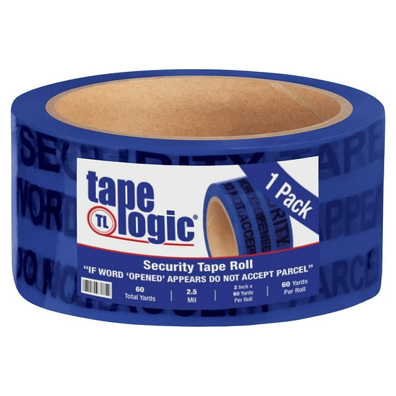 Tape Logic Secure Tape 2.5 Mil 2" x 60 yds. Blue 1/Case T90160BE1PK