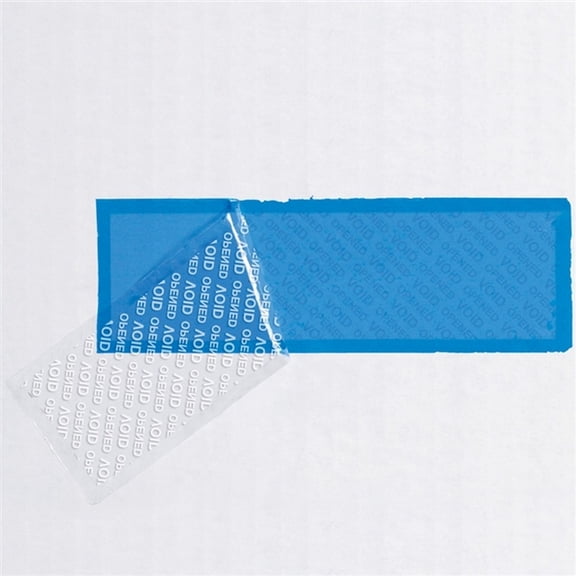 Tape Logic Security Strips On A Roll Blue 2" X 5 3/4" Strip 330 Strip Roll (24 Roll/Case)