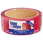 Tape Logic  Security Strips, 3" Core, 2" x 5.75", Red, Roll of 330