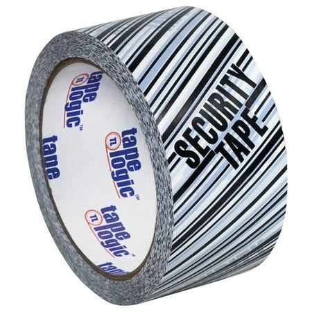 Tape Logic Security Tape "Security Tape" Print 2" x 110 Yard Roll (6 Pack)