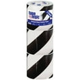 thumbnail image 1 of Partners Brand Striped Vinyl Tape,4"x36yd.,Blk/Wh,PK3 T94363PKBW, 1 of 2