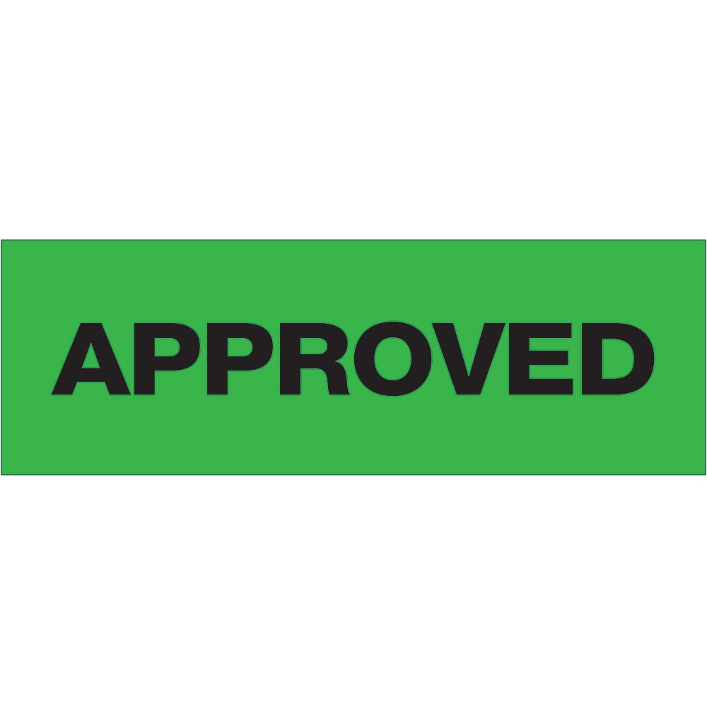 Tape Logic® Pre-Printed Carton Sealing Tape, Approved, 2" x 55 Yd., Green/Black, Case Of 36