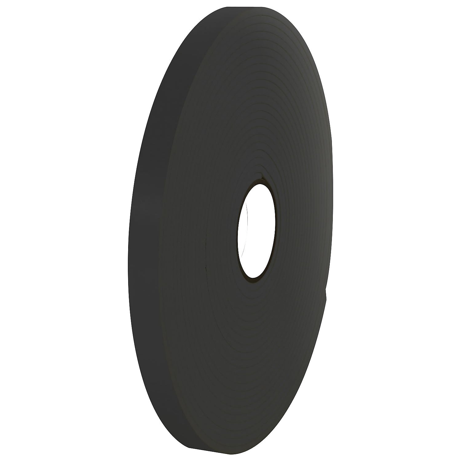 Tape Logic® Double-Sided Foam Tape, 1" x 36 Yd., Black, Case Of 2