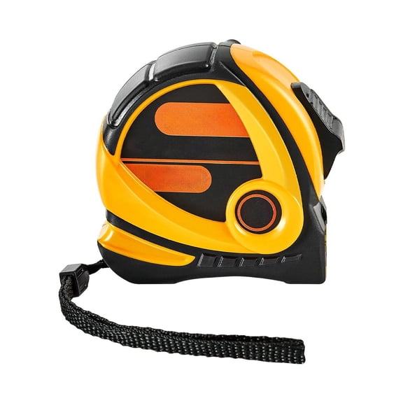 Tape Measure 25 ft, Retractable Measuring Tape - Dual Scale ft/m, ABS Case, Easy Read Steel - for Home, Outdoor, Construction, Decoration