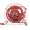 thumbnail image 1 of Tape Measure 3 Meters Metric Ruler Extra Thick Steel Measuring Tape 19mm Wide, Transparent Red ABS Case, 1 of 7