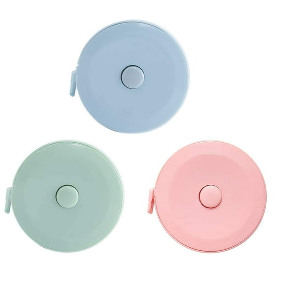 Tape Measure,3 Pack Soft Sewing Tape Measure for Body Measuring,78.7 Inchs Mini Retractable Fabric