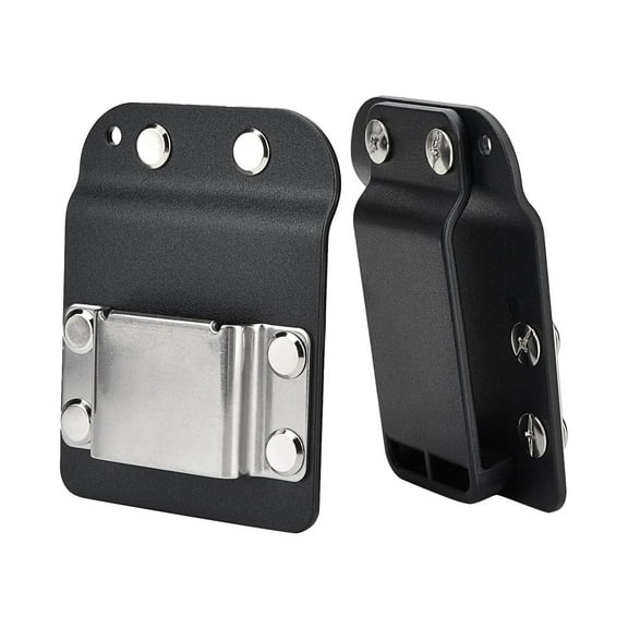 Tape Measure Holder for Tool Belts Secure Metal Clip Holster Accessory Universal Fit for Construction Work