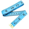 thumbnail image 1 of Tape Measure Measuring Tape for Body, Fabric Sewing Tailor Cloth Knitting Vinyl Home Craft Measurements, 150cm Soft Fashion Retractable Double Scales Rulers for Body Weight, 1 of 6