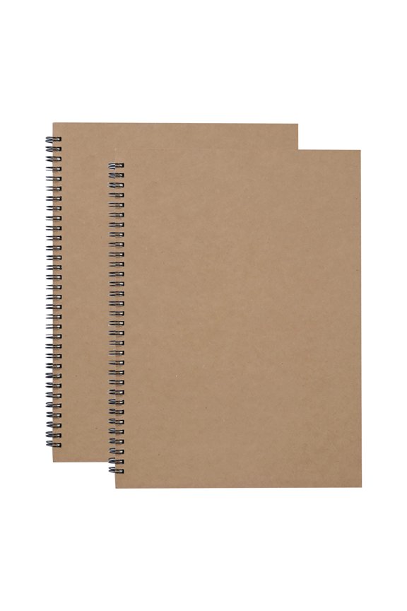 Tape Measure Metric Winding Paper Blank Page Notebook Note Book Journal Diary Notepad 2PC A4 Size
