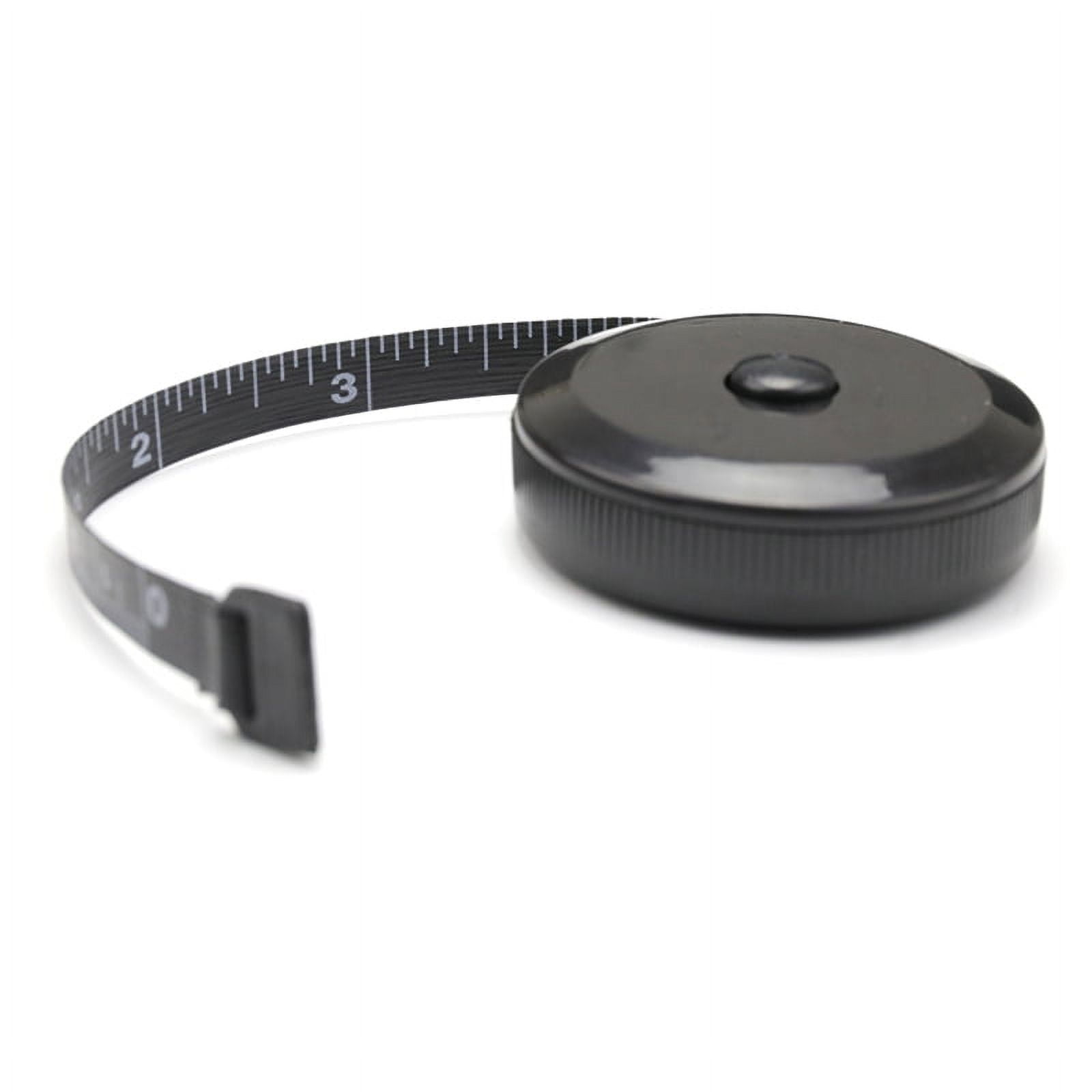 Generic Tape Measure for Body Measuring Tape for Body Cloth Measuring Tape  for Sewing Tailor Fabric Measurements Tape (Retractable Dual Sided Black)
