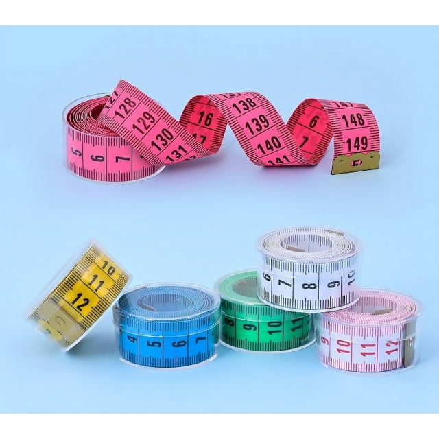 MEASURING TAPE MEASURE BODY WAIST WEIGHT HEIGHT DRESS FABRIC SEWING TAILOR RULER - Foto 3