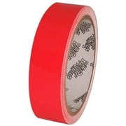 Tape Planet Fluorescent Red 1 X 10 Yard Roll Premium Cast Vinyl Tape