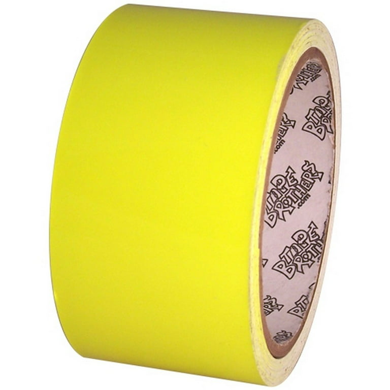 Tape Planet Fluorescent Yellow 2 X 10 Yard Roll Premium Cast Vinyl Tape