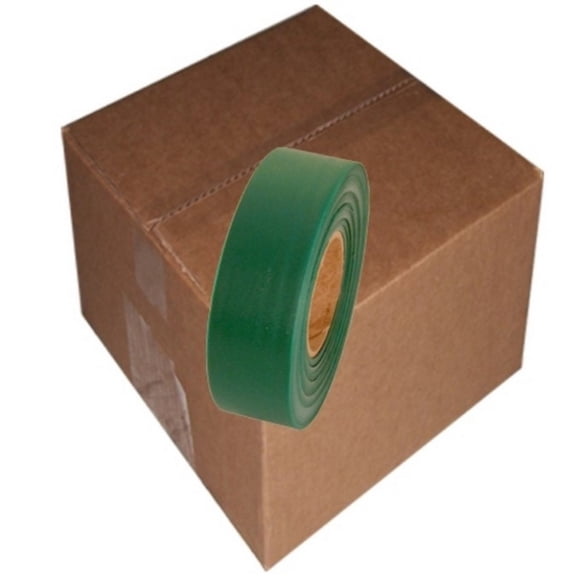 Tape Planet Green Flagging Tape 1 3/16" x 31.200 ft Roll Non-Adhesive (12 Roll/Case)