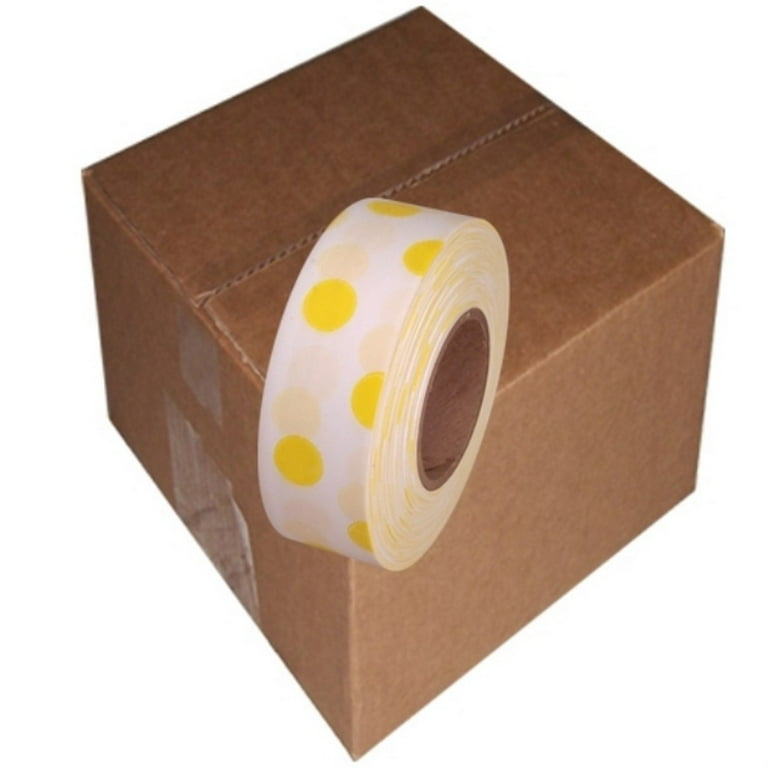 Survey Tape Presco Polka Dot Flagging Tape - 1-3/16" X 300 Ft Non-Adhesive Marking Tape PVC Furniture Decals 5 thumbnail image