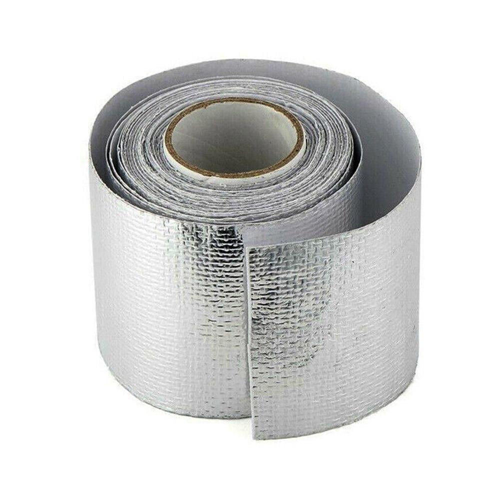 Tape Reflective SILVER Adhesive Heat Wrap 5m x5cm High Insulation Car UK M7Q9