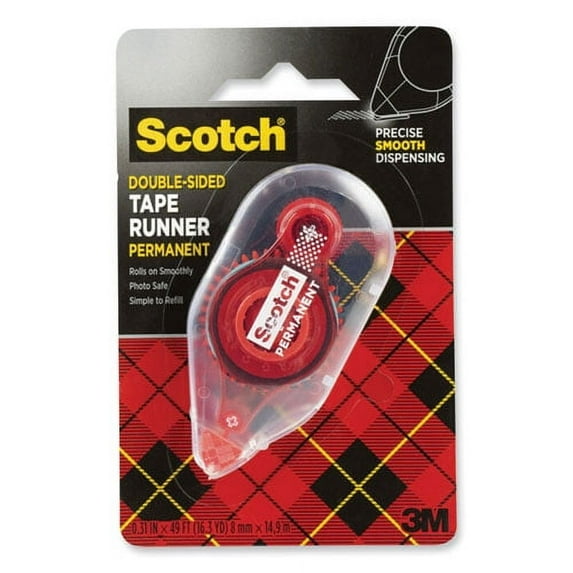 "Tape Runner, 0.31"" X 49 Ft, Dries Clear | Bundle of 10 Each"