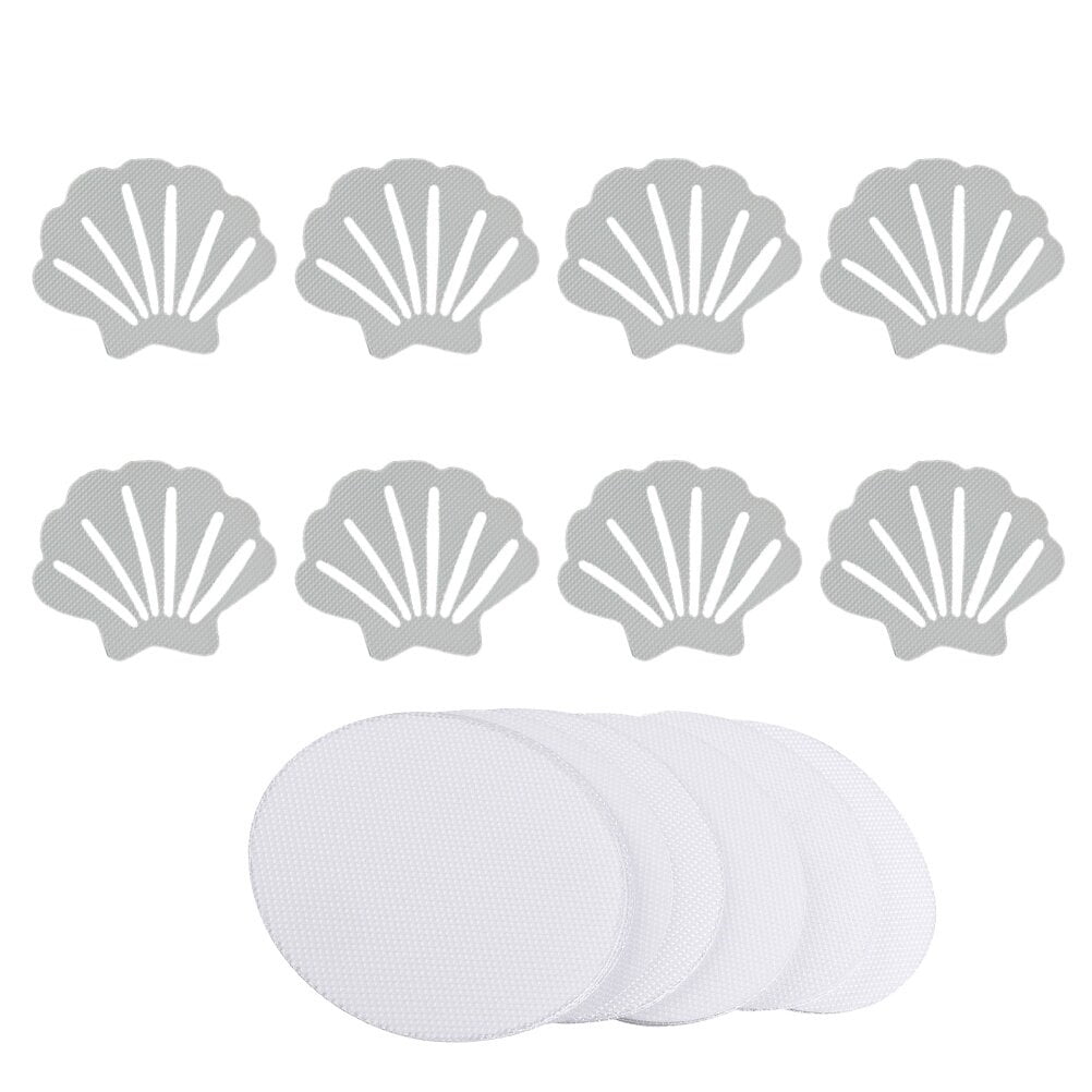 Tape Shower Treads Stickers Nonbathtub Stair Grip Shell Skid Tread Step Appliques Anti Bath Tub