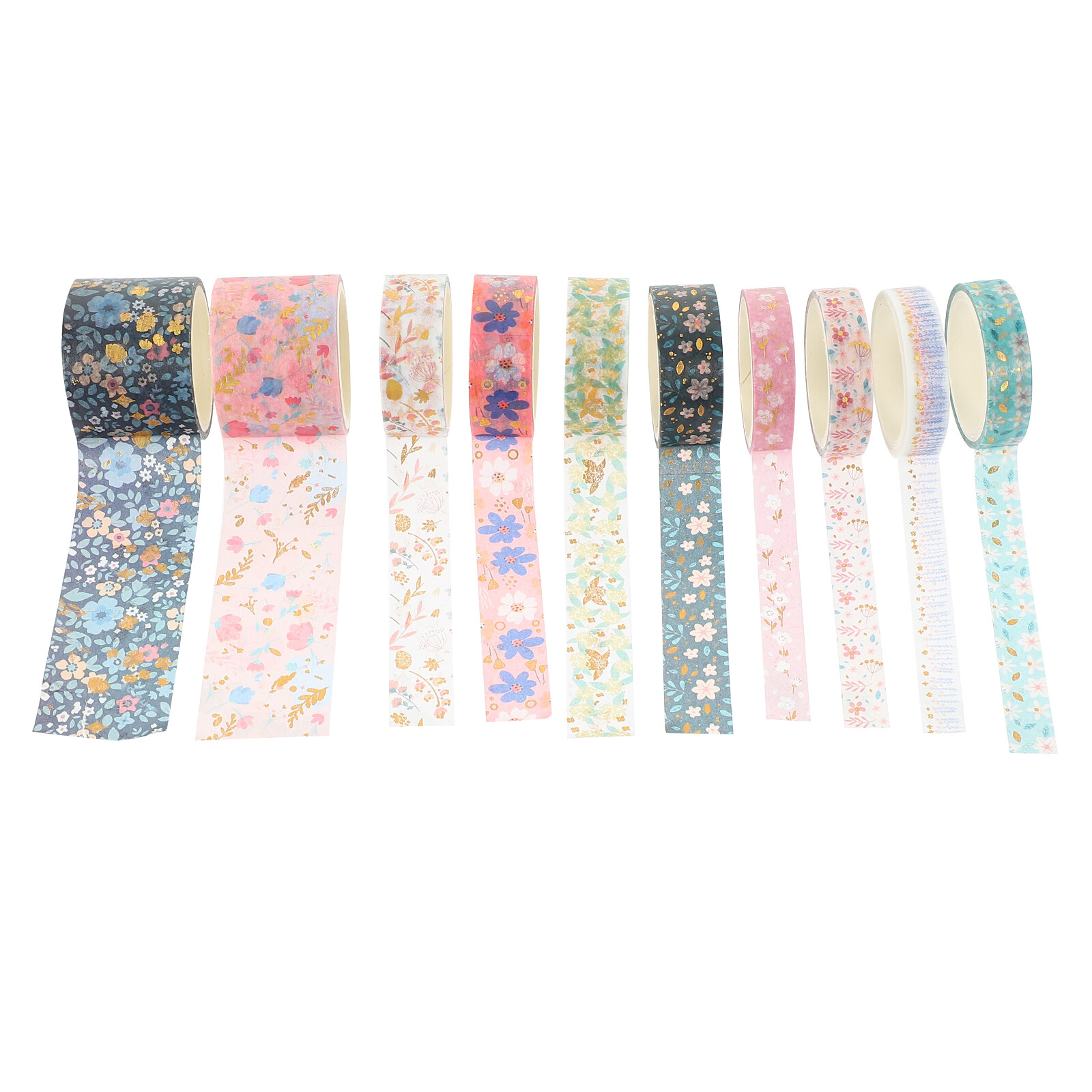 Tape Washi Masking Floral Tapes Decorative Tapes Scrapbook Vintage