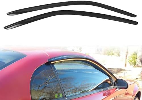 Black Tape-On Window Visors / Rain Guards For Acura RL 1996-2004 - Tema4x4