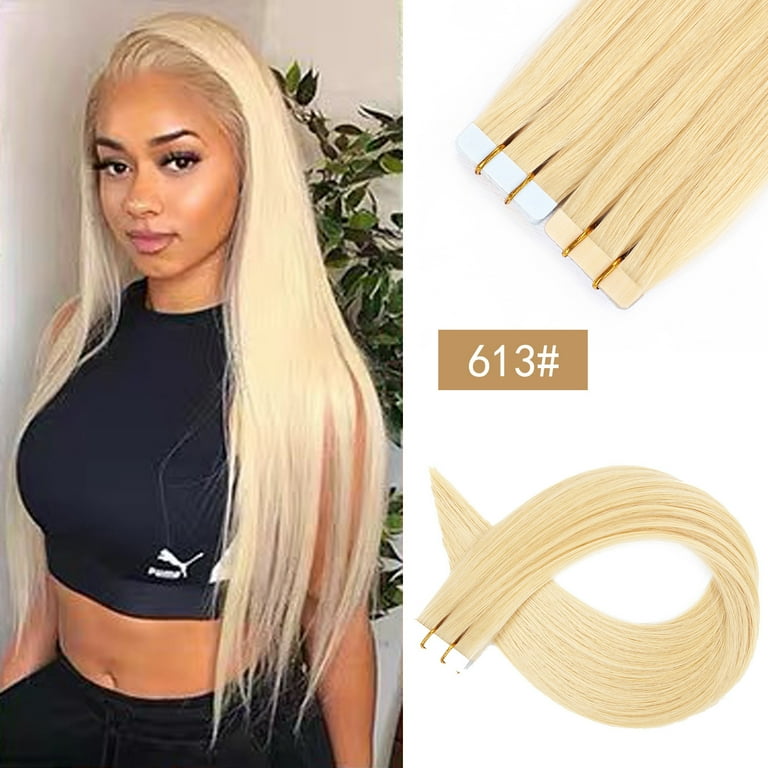 Human hair sales extensions 613 weft