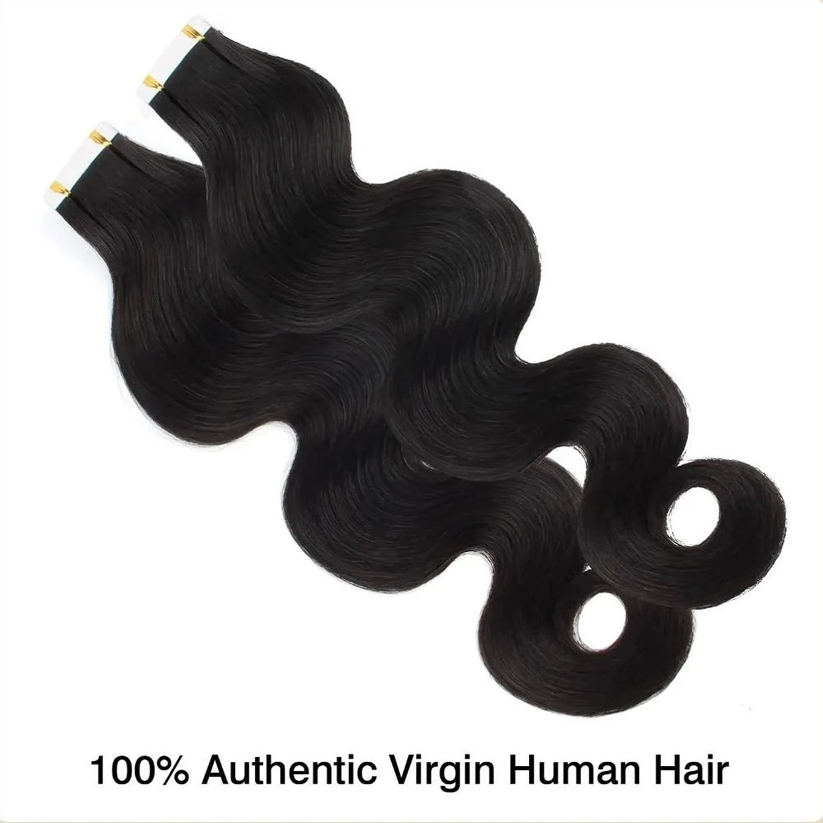 Tape in Hair Extensions Human Hair Black Women Tape Ins Body Wave Tape