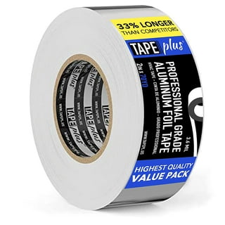 Wod Af-20r Premium Grade General Purpose Heat Shield Resistant Aluminum Foil Tape - Good for HVAC, Air Ducts, Insulation (Available in Multiple Sizes)