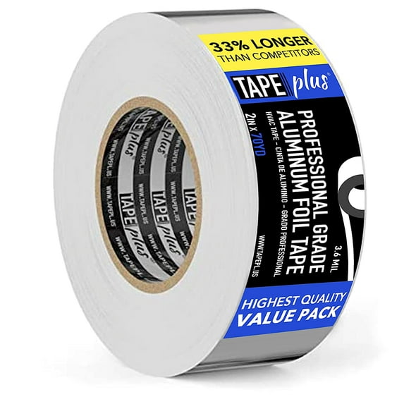 TapePlus Professional Grade Aluminum Foil Tape, 210 ft (New)