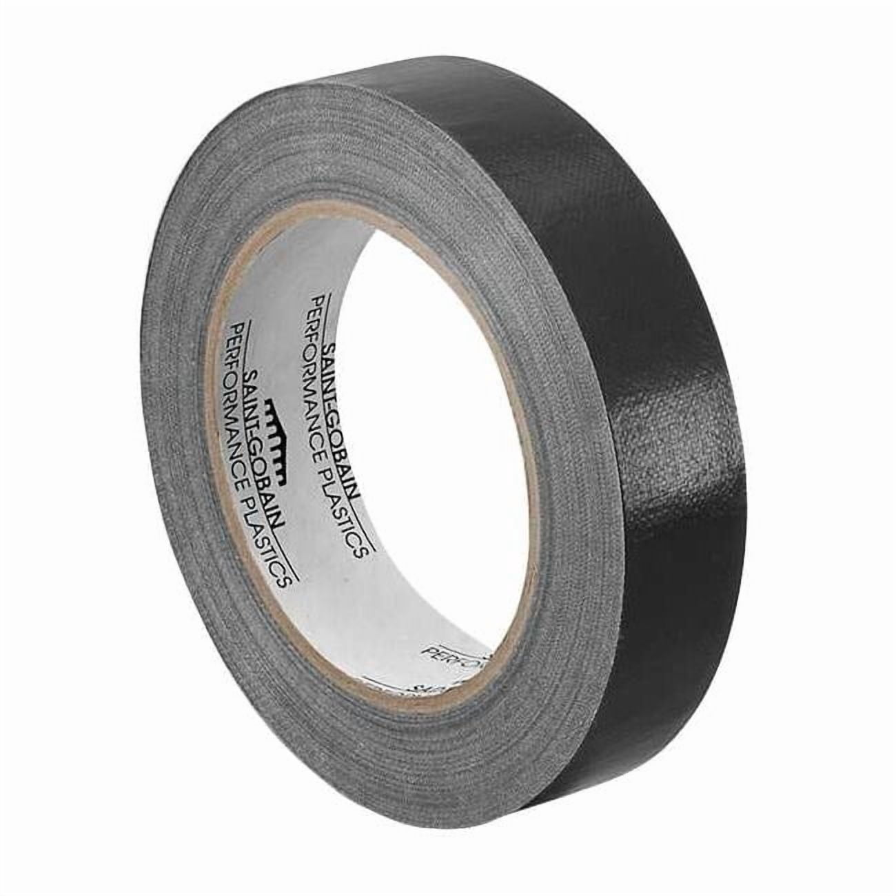 Tapecase Cloth Tape, Black, 36 yd L, 1/2 in W 15D334