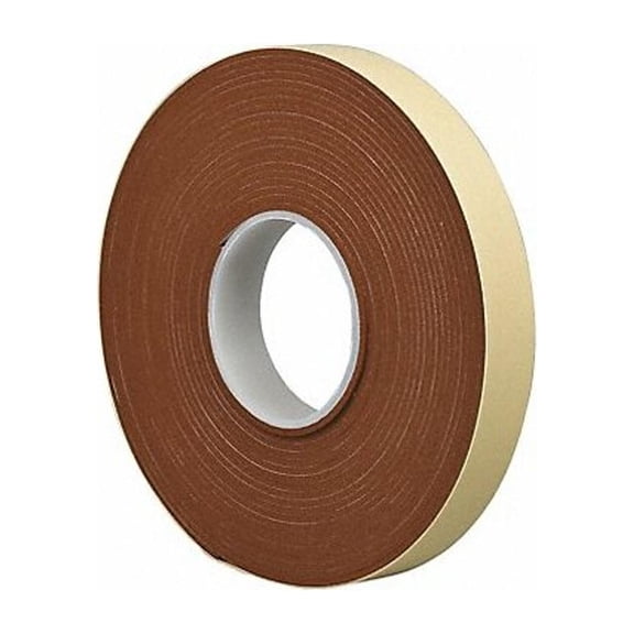 Tapecase Foam Tape,1/2 in x 10 yd,Orange 15D306