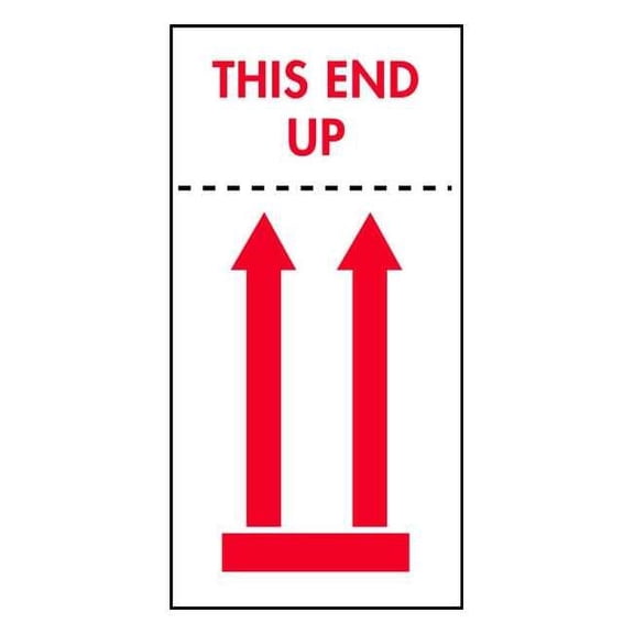 Tapecase Instructional Label, Arrows,PK500 16U861