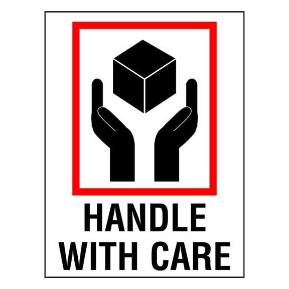 Tapecase Instructional Label,Care,PK500 16U791