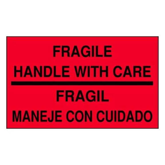 Tapecase Instructional Label,Care,PK500 16U897