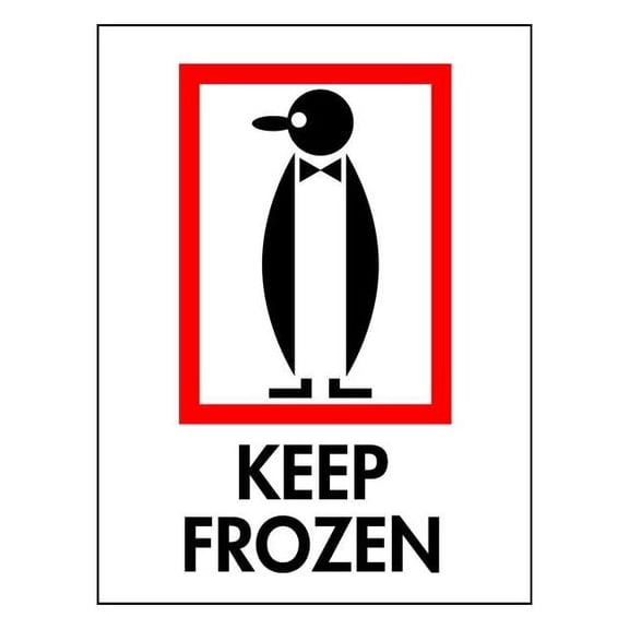 Tapecase 4" x 3" Adhesive Back Shipping Labels, Keep Frozen, Pk500 16U854