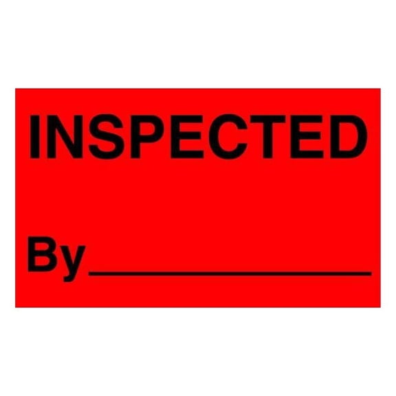 Tapecase Instructional Label,Inspection,PK500 16U802