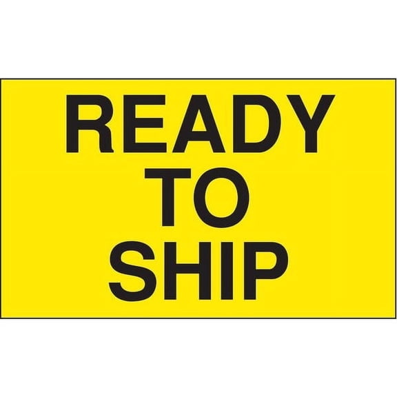 Tapecase 3" x 5" Adhesive Back Shipping Labels, Ready to Ship, Pk500 16U902