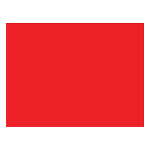 Tapecase Blank Inventory Control Label Red 3"H, Pk1000 INVLBL-006FLR