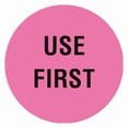 thumbnail image 1 of Tapecase Circle Inventory Control Label, Use First, Pink, Pk1000 16U948, 1 of 1